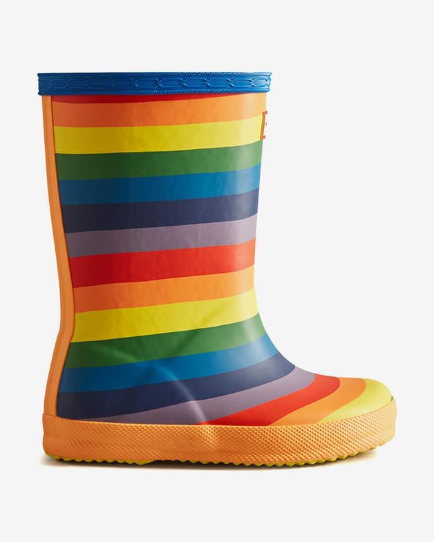 Botas Hunter Original Tall Kids First Rainbow multicolor infantil  - #1