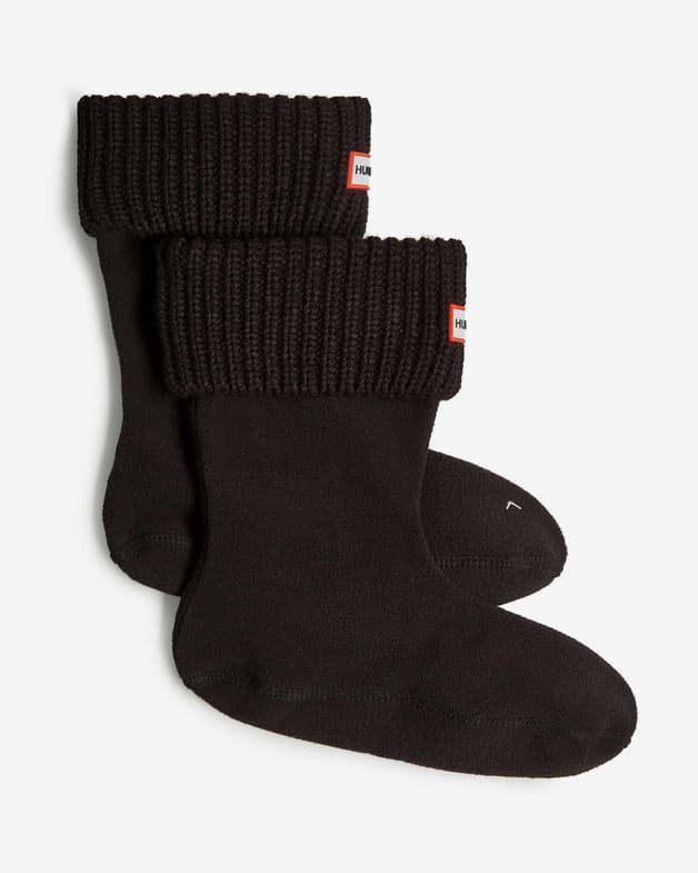 Calcetines Hunter Half Cardigan Short Boot negro - #1