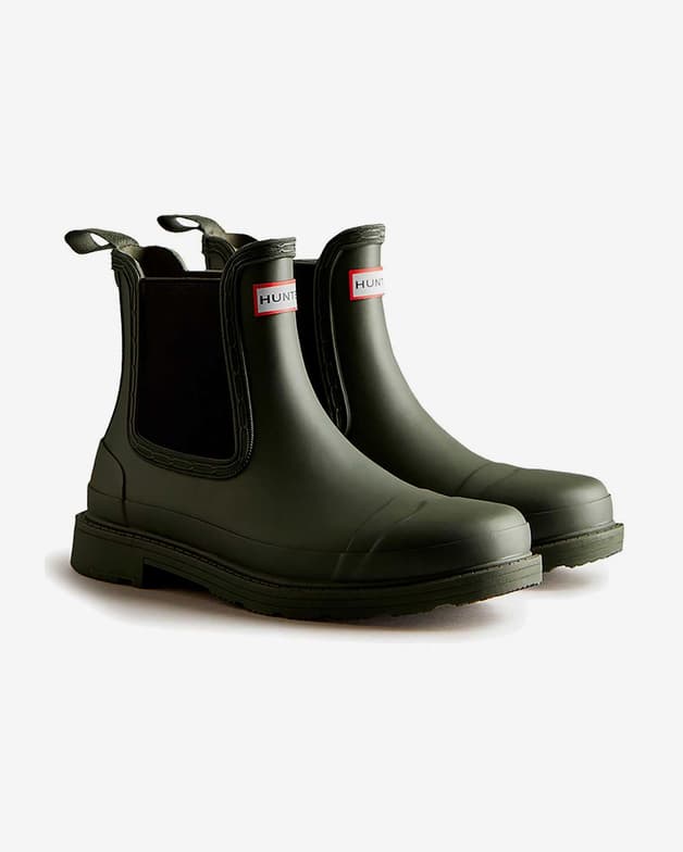 Botas Hunter Commando Chelsea verde mujer - #3