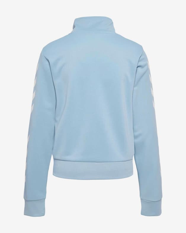 Sudadera Hummel Legacy Poly Full Zip azul blanco mujer - #2