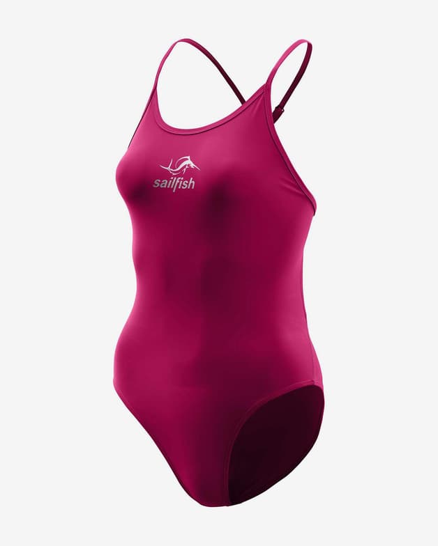 Maillot de bain Sailfish Power Adjustable X magenta blanc femme - #1