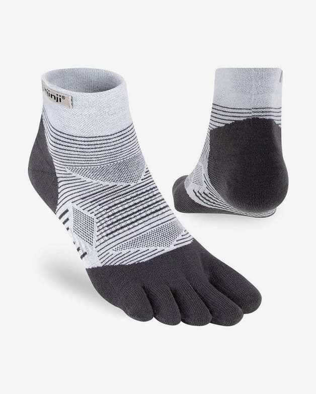 Calcetines Injinji Run Performance Trainer blanco gris - #2