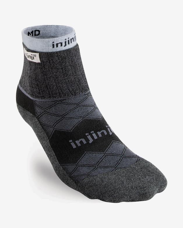 Calcetines Injinji Liner + Runner Mini-Crew negro - #1
