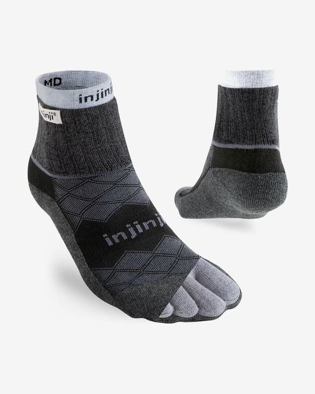 Calcetines Injinji Liner + Runner Mini-Crew negro - #2