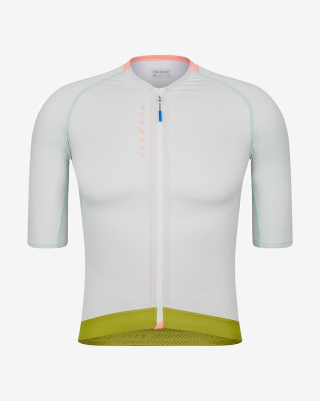 Maillot Isadore Alternative manga corta blanco verde - #1