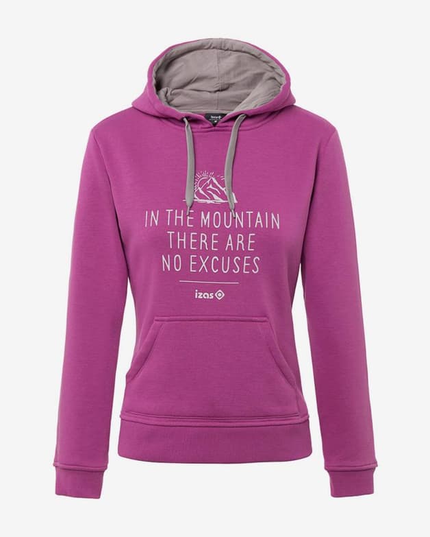 Sweatshirt Izas Cimbia rosa fucsia beige mujer - #1