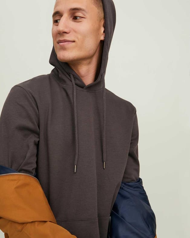 Sudadera con capucha Jack & Jones Essentials marrón - #6