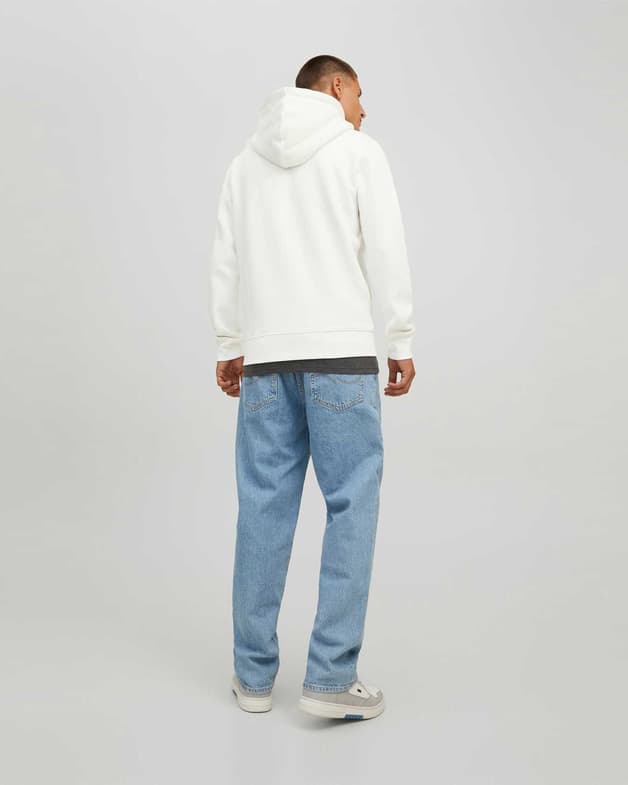 Sudadera con capucha Jack & Jones Basic Sweat Full Zip blanco - #2