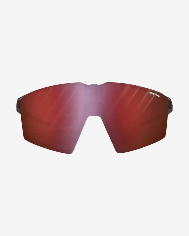 Gafas Julbo Edge negro translúcido mate con lentes REACTIV Photochromic Performance 0-3 High Contrast rojo - #2