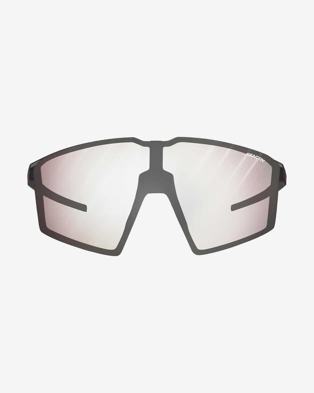 Gafas Julbo Edge negro translúcido mate con lentes REACTIV Photochromic Performance 0-3 High Contrast rojo - #3