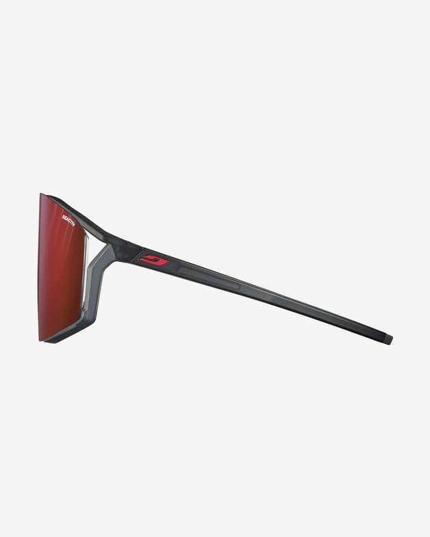 Gafas Julbo Edge negro translúcido mate con lentes REACTIV Photochromic Performance 0-3 High Contrast rojo - #4