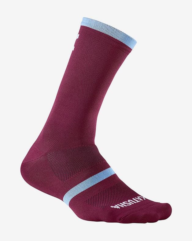 Calcetines largos Katusha Race rojo azul claro - #2