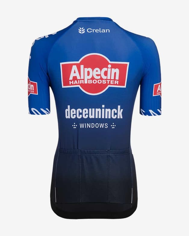 Maillot Team Alpecin-Deceuninck Elite 2023 manga corta azul mujer - #2