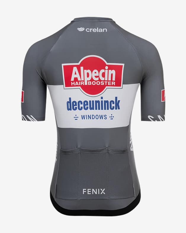 Maillot Alpecin - Deceuninck 2025 manga corta gris blanco - #2