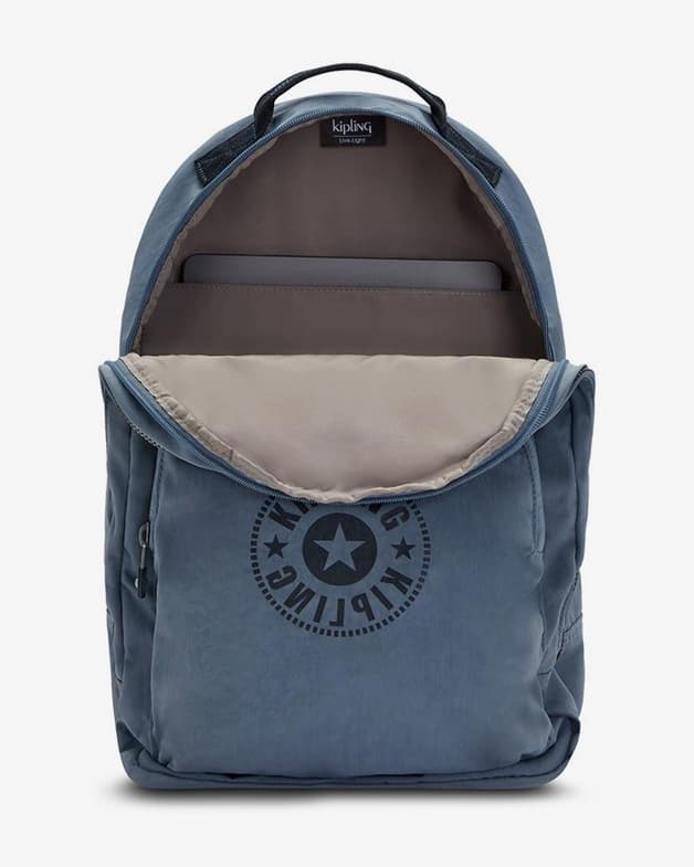 Mochila Kipling Curtis 28L azul gris - #3