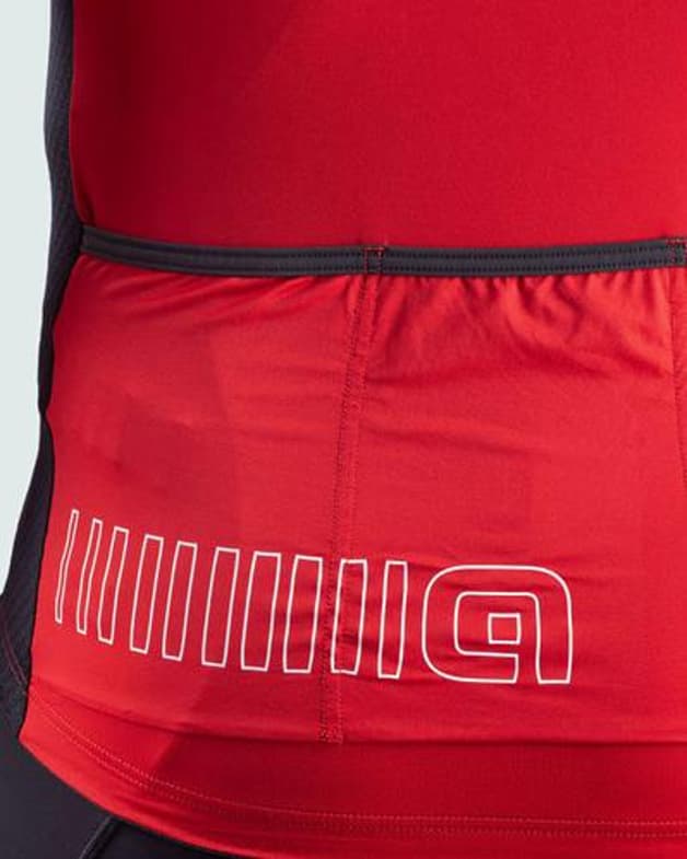 Maillot Alé Color Block manga corta rojo negro - #5