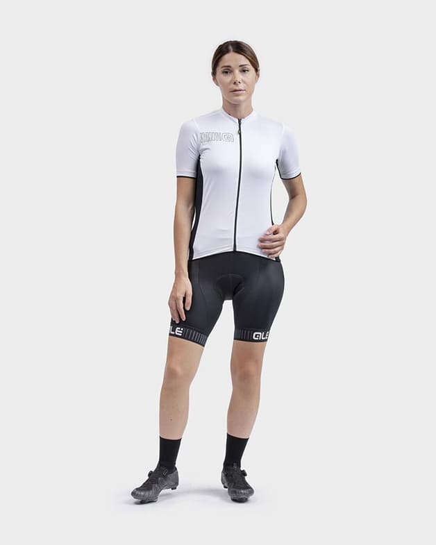 Maillot Alé Color Block manga corta blanco mujer - #3