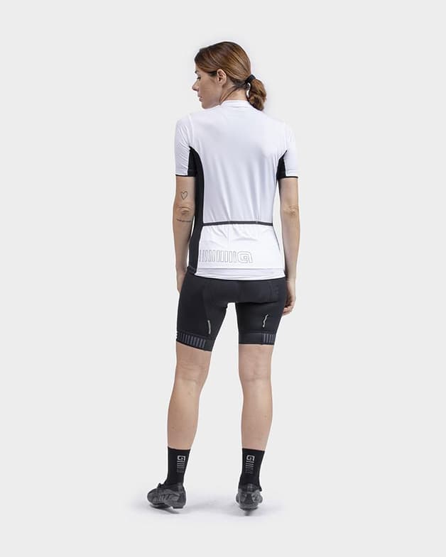 Maillot Alé Color Block manga corta blanco mujer - #4