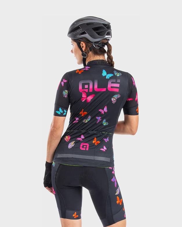 Maillot Alé Graphics PRR Butterfly manga corta negro multicolor mujer - #4