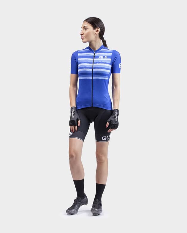 Maillot Alé Solid Waves manga corta azul mujer - #3