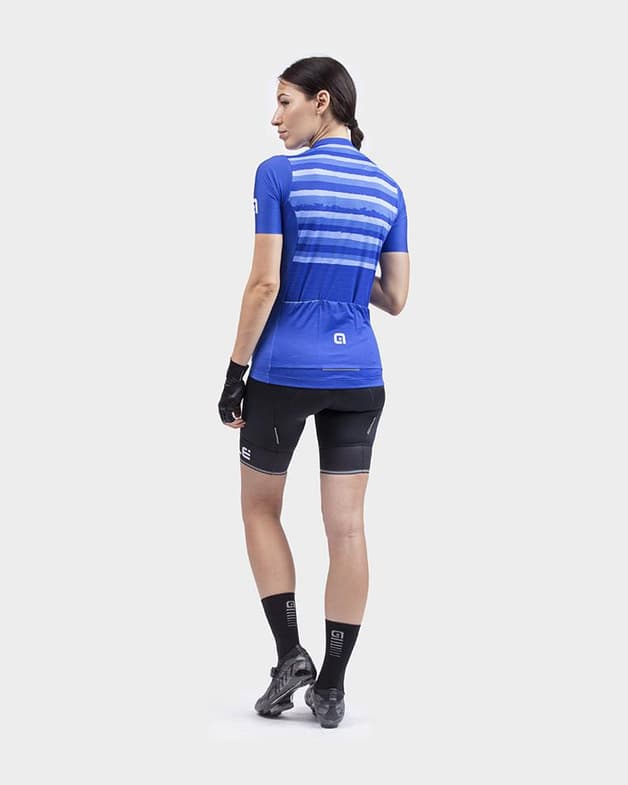 Maillot Alé Solid Waves manga corta azul mujer - #4