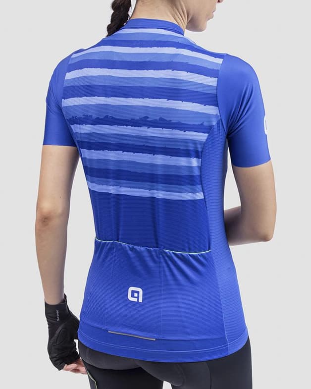 Maillot Alé Solid Waves manga corta azul mujer - #7