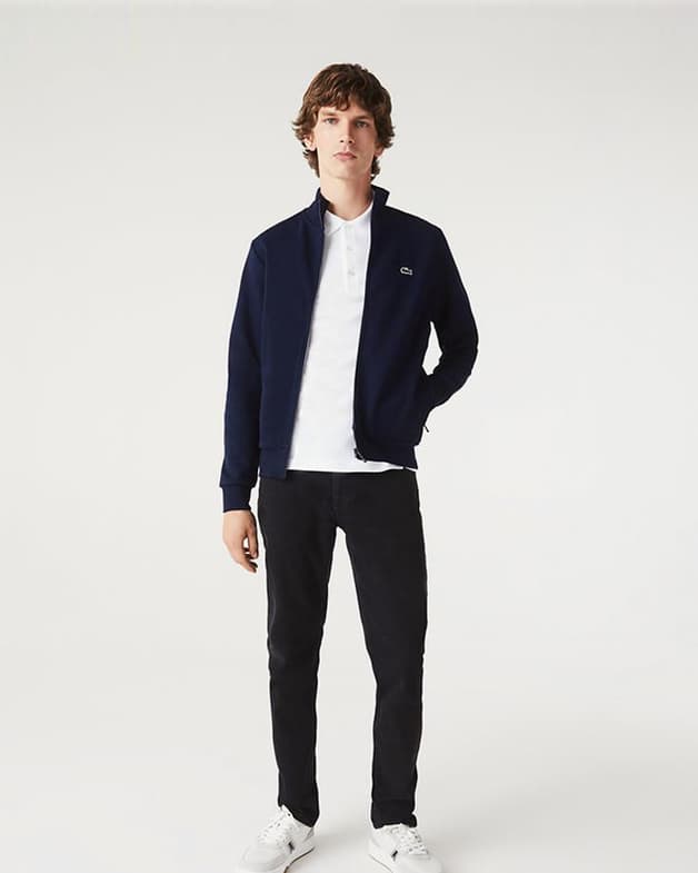 Sudadera Lacoste Regular Fit Felpa Full Zip azul marino - #7
