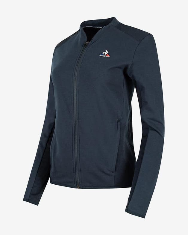 Sudadera Le Coq Sportif Training Performance Nº1 Full Zip azul oscuro mujer - #3