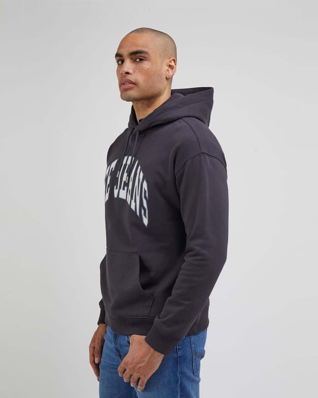 Sudadera con capucha Lee Varsity negro - #4