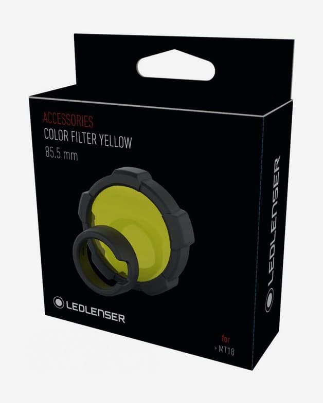Filtro de color Led Lenser amarillo + protector para MT18 - #1