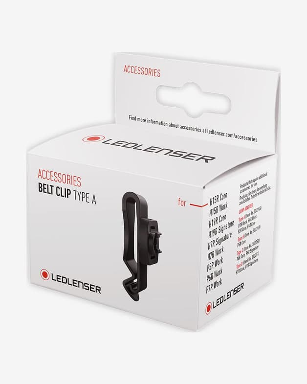 Soporte de cinturón Led Lenser A para linterna/baterías negro - #1