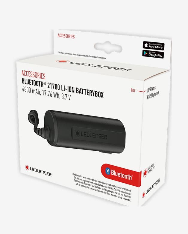 Batería con Bluetooth Led Lenser 21700 Li-ion 4800 mAh para frontal negro - #1