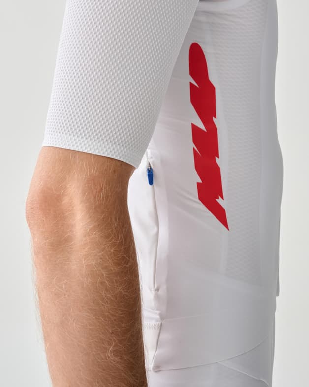 Maillot MAAP Eclipse Pro Race manga corta blanco rojo - #11