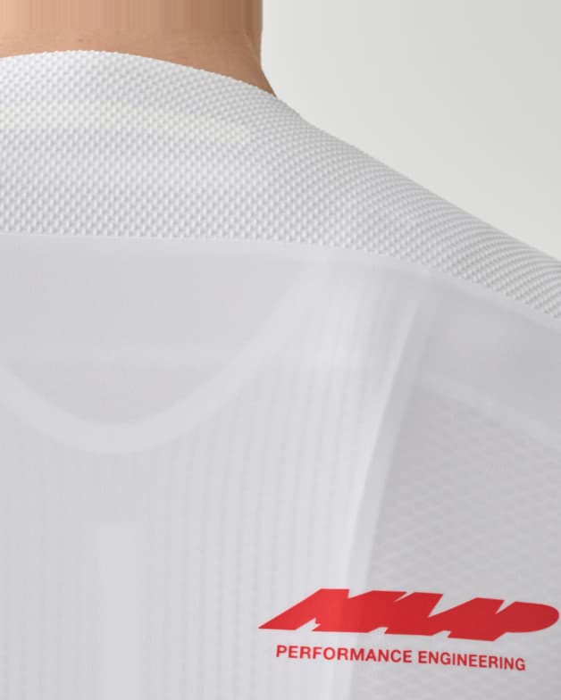 Maillot MAAP Eclipse Pro Race manga corta blanco rojo - #13
