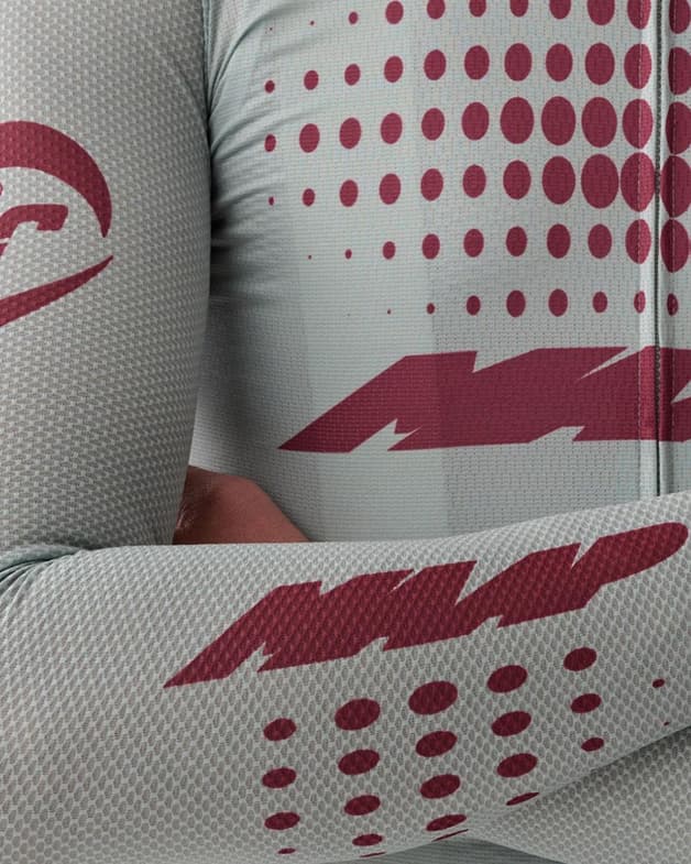 Maillot MAAP Aether Pro Air 3.0 manga larga gris granate - #5