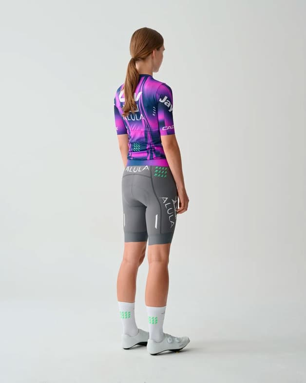 Maillot Team Liv AlUla Jayco Pro Air GreenEDGE 2025 manga corta violeta mujer - #4