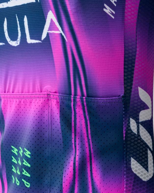 Maillot Team Liv AlUla Jayco Pro Air GreenEDGE 2025 manga corta violeta mujer - #6