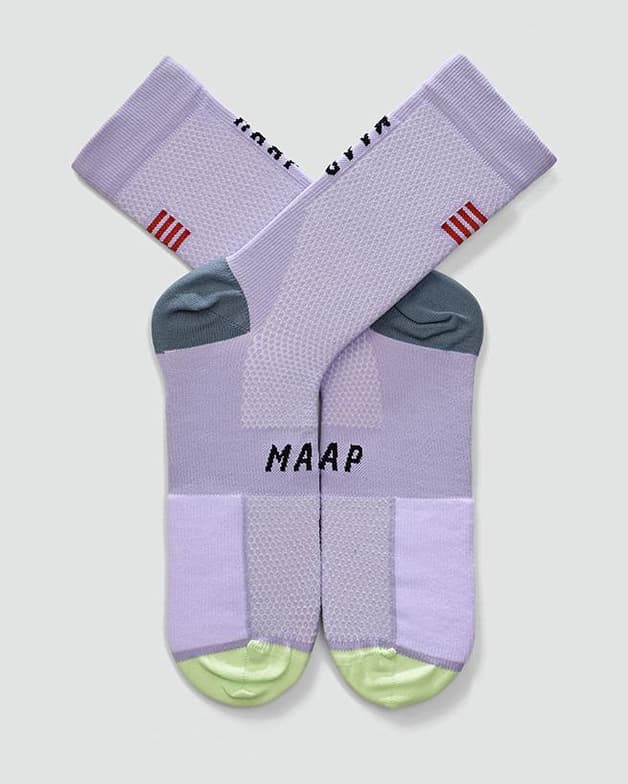 Calcetines MAAP Flag lila verde claro - #4