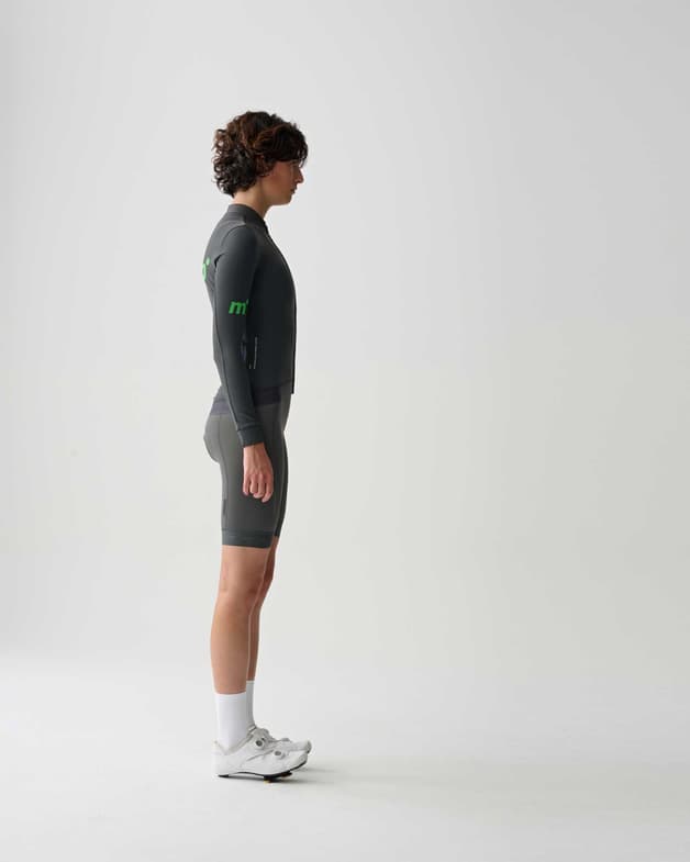 MAAP Training Thermal cykeltrøje med lange ærmer mørkegrå grøn dame - #4