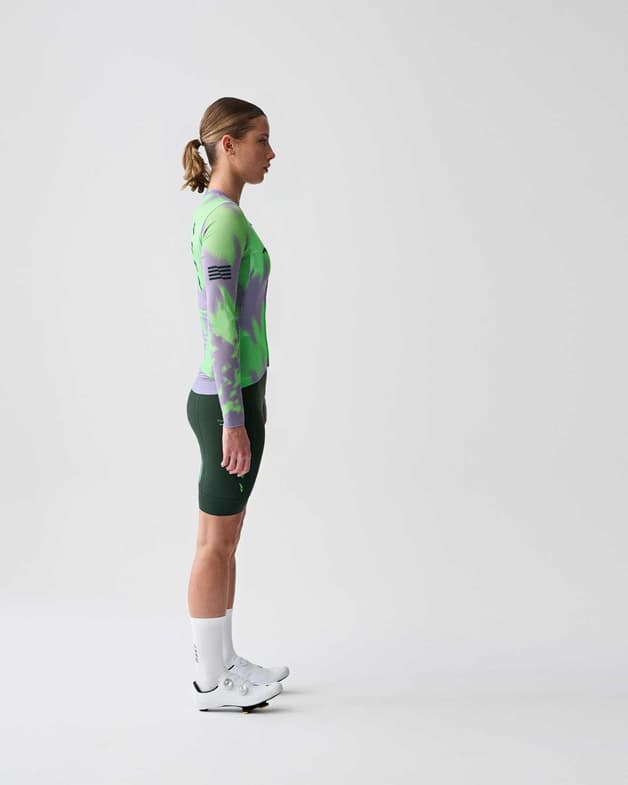 MAAP X Lifeplus-Wahoo 2024 Pro Air 2.0 langærmet cykeltrøje grøn lilla dame - #3