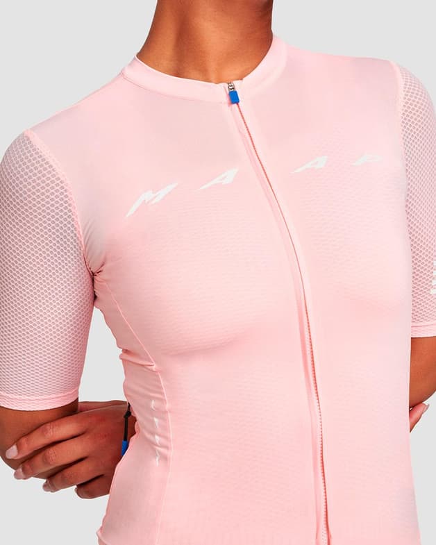 Maillot MAAP Evade Pro Base 2.0 manga corta rosa pálido mujer - #4