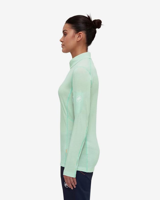 Forro polar Mammut Aenergy Light Half Zip verde pálido mujer - #4