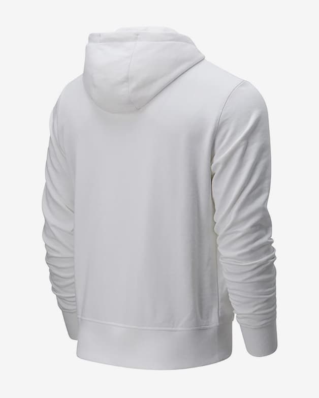 Sudadera con capucha New Balance Essential Stacked Logo Pullover blanco - #2