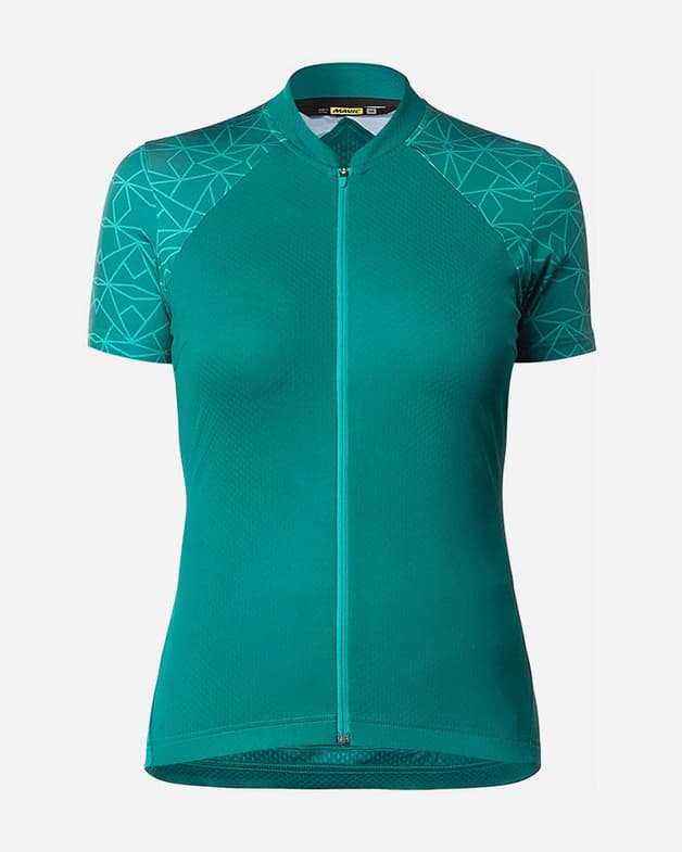 Maillot Mavic Sequence Graphic manga corta azul turquesa mujer - #1