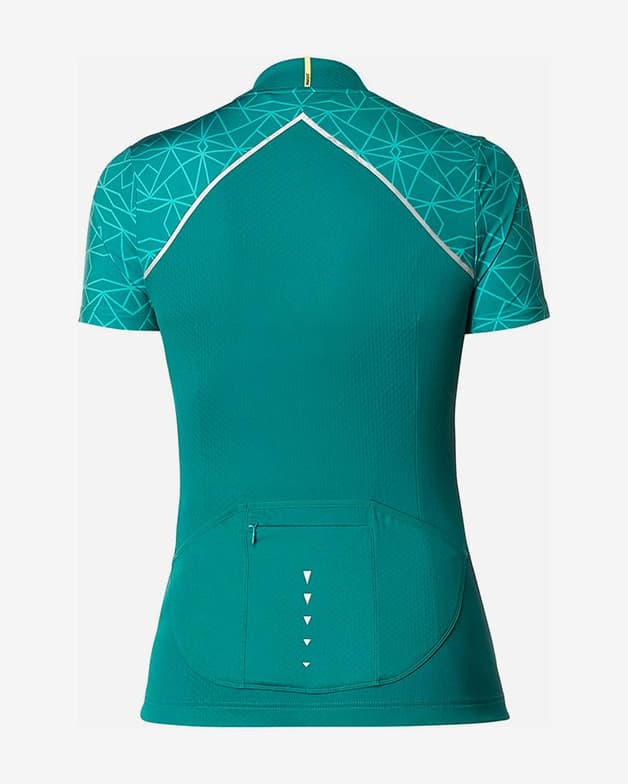 Maillot Mavic Sequence Graphic manga corta azul turquesa mujer - #2