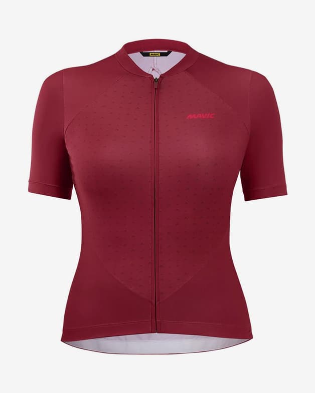 Maillot Mavic Sequence manga corta rojo mujer - #1