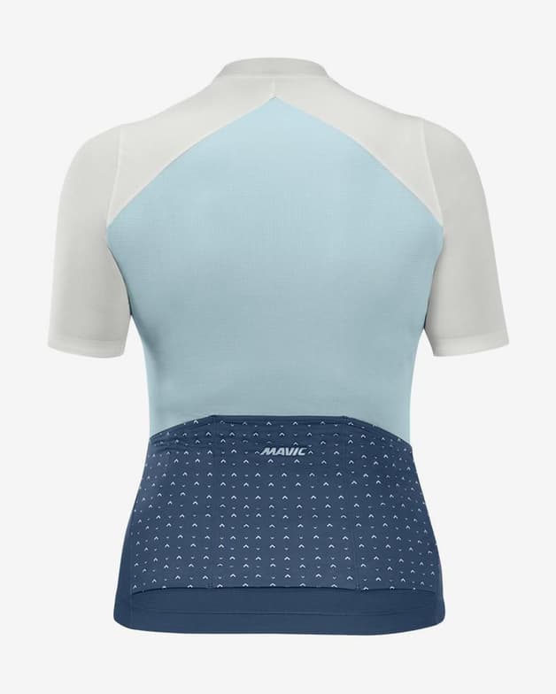Maillot Mavic Sequence Pro manga corta azul claro blanco mujer - #2