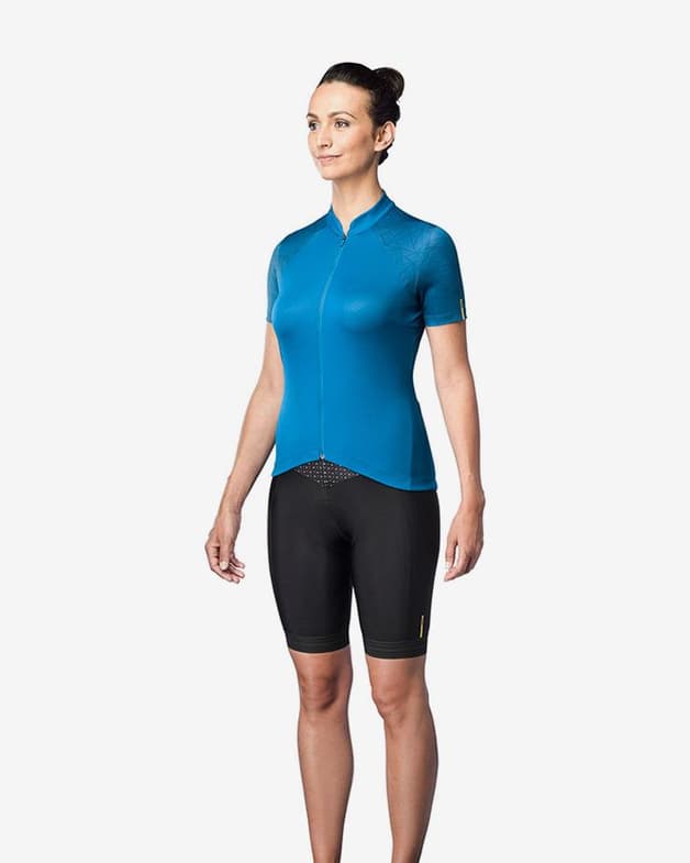 Maillot Mavic Sequence Graphic manga corta azul mujer - #4