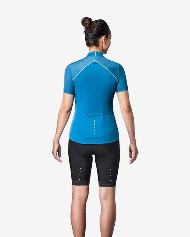 Maillot Mavic Sequence Graphic manga corta azul mujer - #5