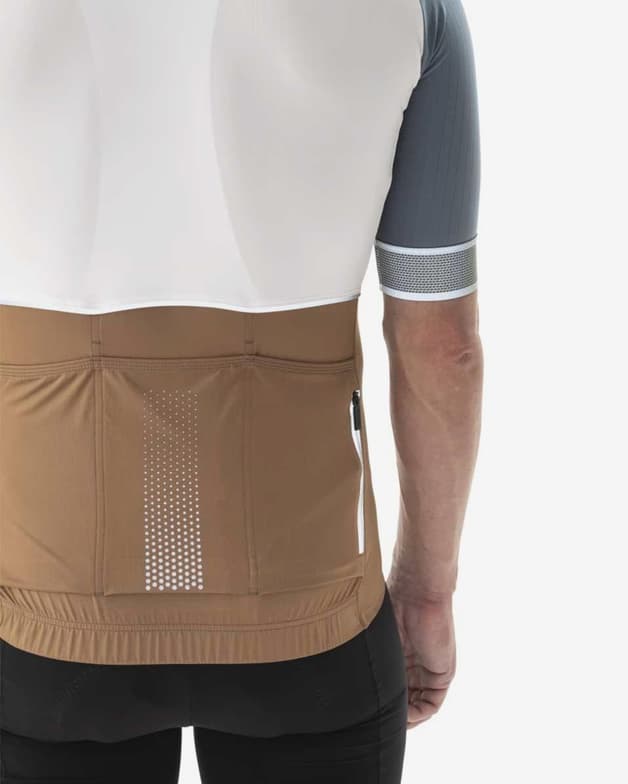 Maillot Mavic Ksyrium manga corta blanco marrón azul mujer - #5